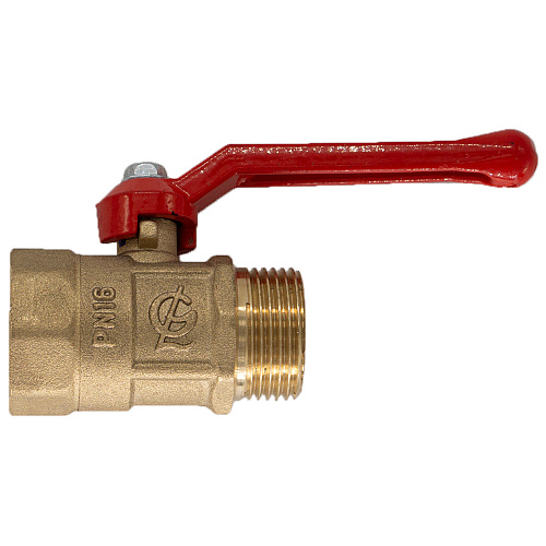 Кран шаровой для воды 1/2" г/ш рычаг ГАЛЛОП ПРАКТИК 121 Кран шаровой для воды 1/2" г/ш рычаг ГАЛЛОП ПРАКТИК 121
