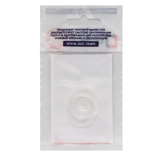 Прокладка 3/4" силикон 24х14х2 мм (2шт) СТМ Прокладка 3/4" силикон 24х14х2 мм (2шт) СТМ