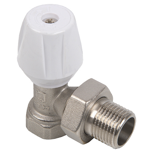 Регулирующий клапан для радиатора ручной угловой 1/2" СТМ ТЕРМО