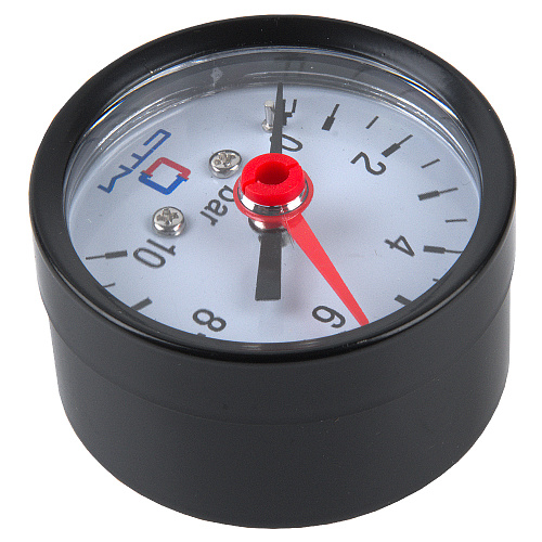 Манометр аксиального подключения 1/4", измерение до 10 бар СТМ