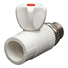 Кран шаровой PP-R для радиатора прямой DN 25х3/4" СТМ ПЛАСТ_4
