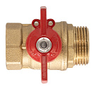 Кран шар. для воды  3/4" г/ш бабочка ОПТИМА_3