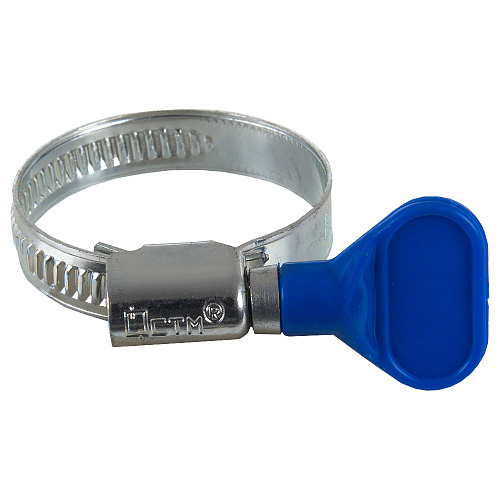 Хомут стальной винтовой с барашком 1-1/2" (19-38мм) 9мм СТМ Хомут стальной винтовой с барашком 1-1/2" (19-38мм) 9мм СТМ