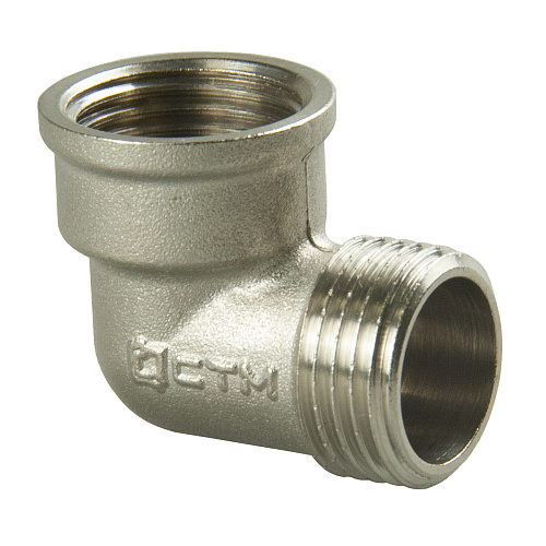 Уголок латунный   1/2" г/ш CTM