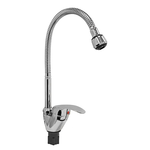 Смеситель ROEGEN RC014D для кухни, 40 мм, на гайке, с гибким изливом Смеситель ROEGEN RC014D для кухни, 40 мм, на гайке, с гибким изливом