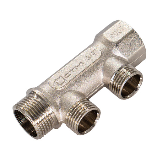 Коллектор 2 выхода (наружная резьба) 1"х1/2" СТМ