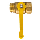 Кран шар. для газа 1" г/ш рычаг ОПТИМА ГАЗ_3