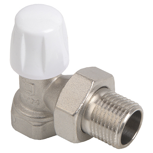 Запорный клапан для радиатора угловой 1/2" СТМ ТЕРМО