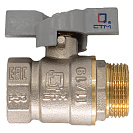 Кран шаровой для воды 1" г/ш бабочка CTM СТАНДАРТ_2