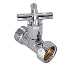 Вентиль прямой 1"х1" г/ш ручка-крест для п/с хром СТМ ТЕРМО_2