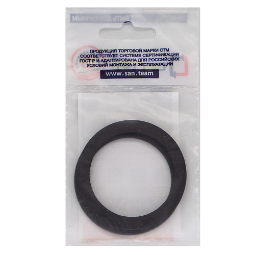 Прокладка 1-1/2" резина ТМКЩ 54x42x2 мм (2шт) СТМ Прокладка 1-1/2" резина ТМКЩ 54x42x2 мм (2шт) СТМ