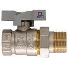 Кран шаровой для воды 3/4" с накидной гайкой бабочка CTM СТАНДАРТ_1