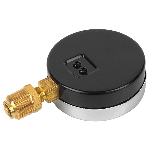 Термо-манометр радиального подключения 1/4"c переходником на 1/2'', измерение до 6 бар, до +120°С Термо-манометр радиального подключения 1/4"c переходником на 1/2'', измерение до 6 бар, до +120°С