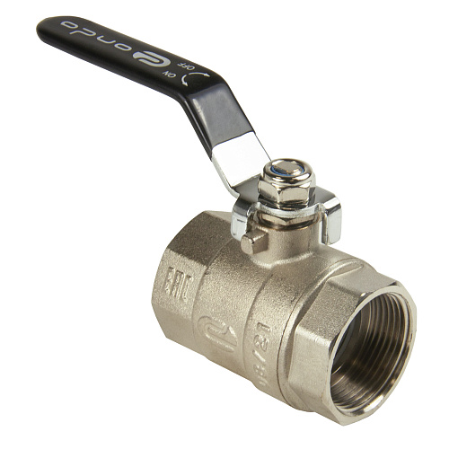 Кран шаровой для воды 1-1/4" г/г рычаг, никель, ONDO Кран шаровой для воды 1-1/4" г/г рычаг, никель, ONDO