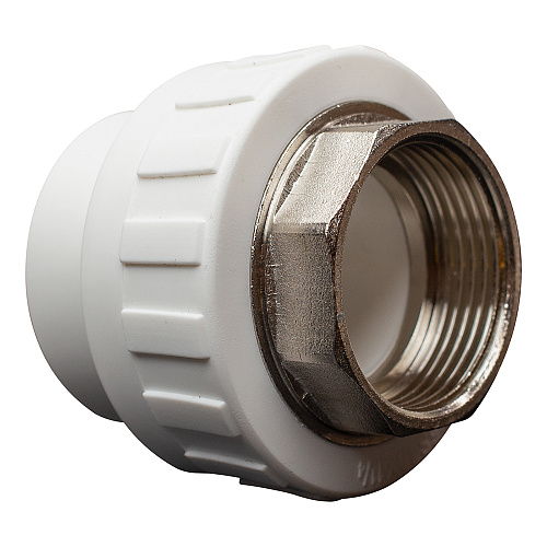 Муфта полипропиленовая PP-R комб. под ключ вн./р. DN 40х1-1/4" СТМ ПЛАСТ