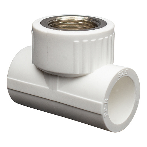 Тройник PP-R комб. вн./р. DN 20х1/2" СТМ ПЛАСТ Тройник PP-R комб. вн./р. DN 20х1/2" СТМ ПЛАСТ