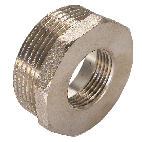 Футорка латунная резьбовая 1 1/2"х1" ш/г CTM