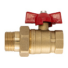 Кран шар. для воды   1/2" с накид. гайкой бабочка ОПТИМА_1