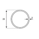 Труба металлопластиковая 20х2 (уценка) CTM (бухта 100м)_3