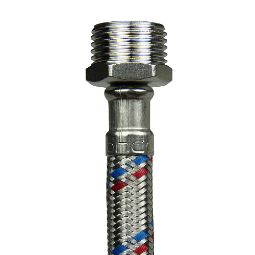 Подводка для воды PEX-сталь 1/2" г/ш 80 cм ONDO