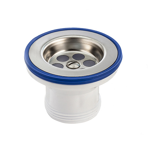 Выпуск "Элит" с нержавеющей чашкой D 70мм (1-1/2")