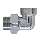 Соединение угловое г/ш 1" с накидной гайкой для п/с хромированное СТМ ТЕРМО_1