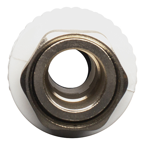 Муфта полипропиленовая PP-R комб. с нак.гайкой в./р. DN 25х1/2" СТМ ПЛАСТ Муфта полипропиленовая PP-R комб. с нак.гайкой в./р. DN 25х1/2" СТМ ПЛАСТ