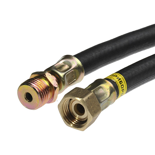 Шланг для газа 1/2" г/ш 120 см, чёрный Шланг для газа 1/2" г/ш 120 см, чёрный