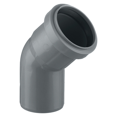 Отвод канализационный 45 град. DN 50 Отвод канализационный 45 град. DN 50