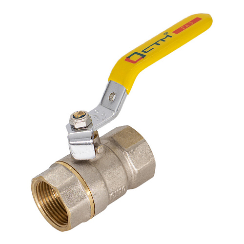 Кран шаровой для газа 1-1/4" г/г рычаг CTM ГАЗ