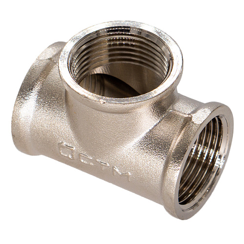 Тройник резьбовой  1-1/4" г/г/г CTM