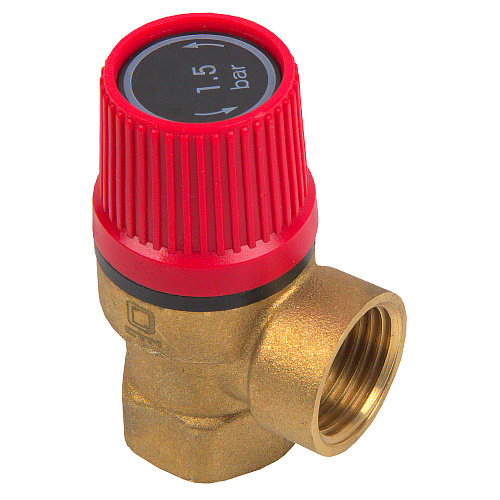 Клапан предохранительный 1/2" г/г 1,5 Бар СТМ ТЕРМО