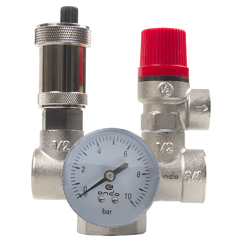 Группа безопасности котла проходная 1"  ONDO