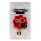 Рем.набор кран-буксы и вентилей ДУ-15, 20, 25 "Ромашка" (красная) (Т) СТМ_1