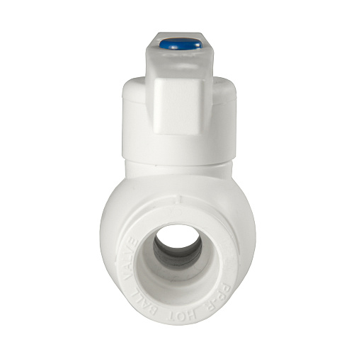 Кран шаровой PP-R DN 50 СТМ ПЛАСТ (шар стальной)