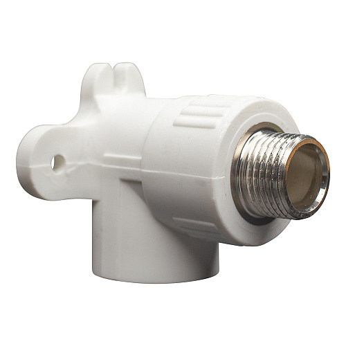 Угольник PP-R комб. с крепл. нар./р. DN 20х1/2" СТМ ПЛАСТ Угольник PP-R комб. с крепл. нар./р. DN 20х1/2" СТМ ПЛАСТ