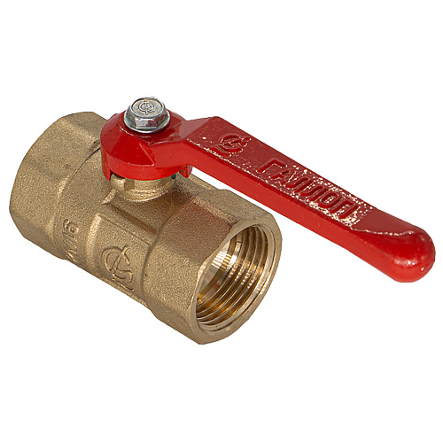 Кран шаровой для воды 1/2" г/г рычаг ГАЛЛОП ПРАКТИК 120