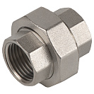 Муфта латунная резьбовая разъемная с накидной гайкой  1/2" г/г CTM