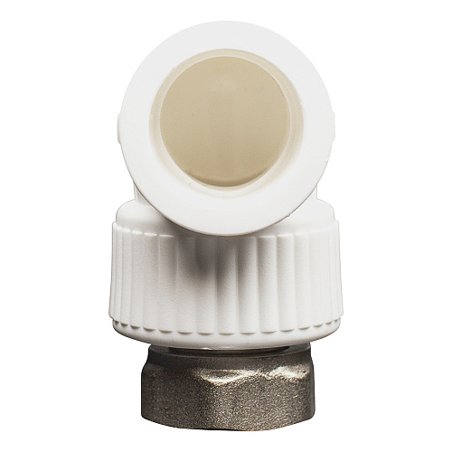 Угольник PP-R комб. c нак.гайкой вн./р. DN 25х3/4" CТМ ПЛАСТ Угольник PP-R комб. c нак.гайкой вн./р. DN 25х3/4" CТМ ПЛАСТ