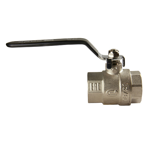 Кран шаровой для воды 1" г/г рычаг, никель, ONDO