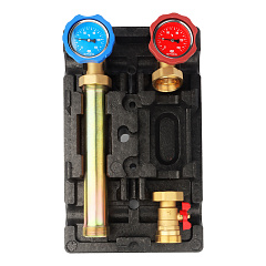 Группа быстрого монтажа с шаровым краном,  прямой контур (1"-1 1/2") без насоса в теплоизоляции ONDO