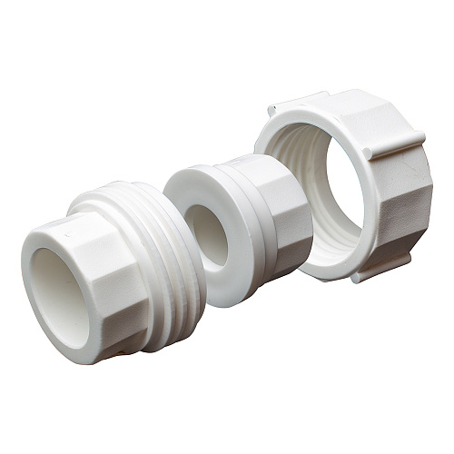 Муфта полипропиленовая PP-R разъемная DN 25 СТМ ПЛАСТ Муфта полипропиленовая PP-R разъемная DN 25 СТМ ПЛАСТ