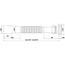 Сифон гофрированный  1 1/4"*40/50_1