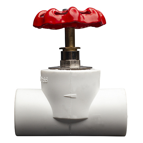 Вентиль PP-R DN 25 СТМ ПЛАСТ Вентиль PP-R DN 25 СТМ ПЛАСТ