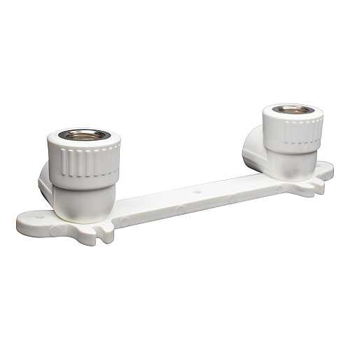 Угольник PP-R двойной комб. с крепл. вн./р. DN 25х1/2" СТМ ПЛАСТ Угольник PP-R двойной комб. с крепл. вн./р. DN 25х1/2" СТМ ПЛАСТ