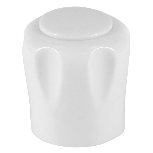 Маховик R на 20 шлицов, белый пластик Маховик R на 20 шлицов, белый пластик