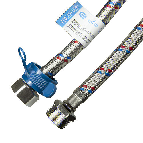 Подводка для воды PEX-сталь 1/2" г/ш 80 cм ONDO