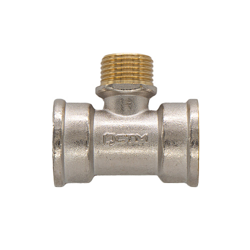 Тройник резьбовой переходной 3/4"x1/2"x3/4" г/ш/г CTM