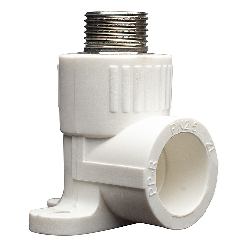 Угольник PP-R комб. с крепл. нар./р. DN 20х1/2" СТМ ПЛАСТ Угольник PP-R комб. с крепл. нар./р. DN 20х1/2" СТМ ПЛАСТ