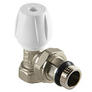 Регулирующий клапан для радиатора ручной угловой (с уплотнительным кольцом) 1/2" CTM ТЕРМО_1